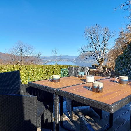 Entre Lac Et Montagne, Chaleureuse Maison 3 Pieces Avec Tres Belle Vue Lac D'Annecy. Terrasse, Jardin, Parking, Cheminee, Barbecue …. Saint-Jorioz Ngoại thất bức ảnh